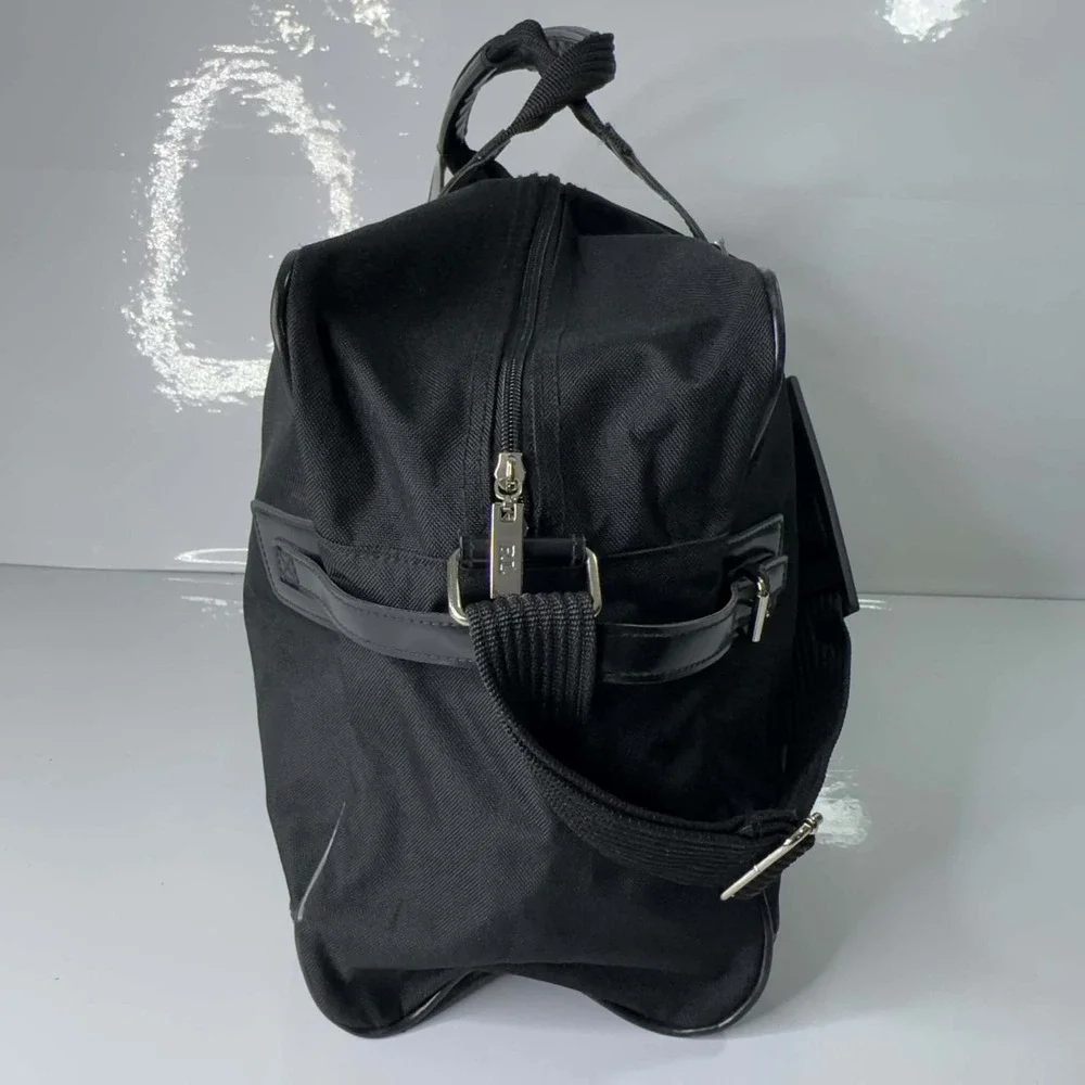Ralph Lauren RL Black Large Duffle Weekender Travel Bag 24